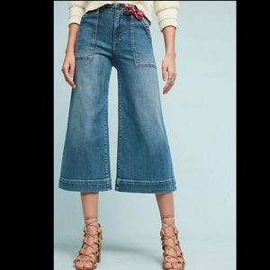 ❤ANTHROPOLOGIE PILCRO ULTRA HIGH RISE CULOTTES